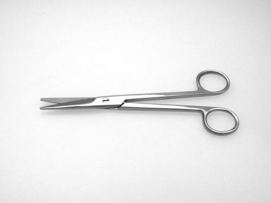 Mayo Scissors, 6 3/4" Straight, Round Blades, Each