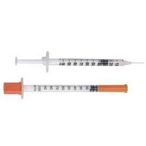 Safety Glide Insulin 3/10mL 31G x 15/64",   100/Box