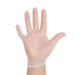 Vinyl Exam Gloves Powder Free, Large, 100/Box