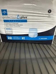 Classic Plus Briefs Small, 20"-34", 30/Bag