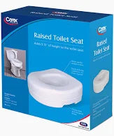 Toilet Seat, Elevated, Elongated 1/Box