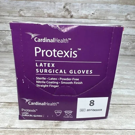 Protexis Latex PF Hydrogel Surgical Gloves Sz. 8 Sterile,  50/ Pair