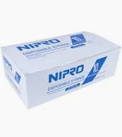 Nipro Disposable Syringe With Needle 10mL, 100/Box