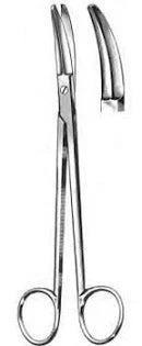 Boettcher Scissors, 7 1/2" Curved Double Edged Blades, Each