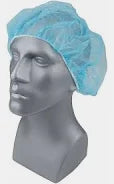 Cap Bouffant 24 in Large Blue, 100/Box