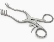 Weitlaner Retractor, 6 1/2", 3x4 Prongs 18mm Deep Blunt, Each