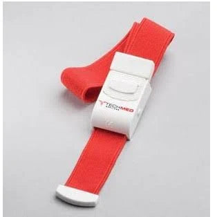 Quick-Release Tourniquet, Reusable, Latex Free, Red, 12/Box