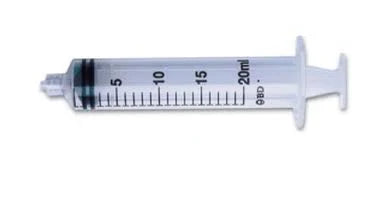 Syringe, 20mL Luer Lock Tip, Sterile, 48/Box