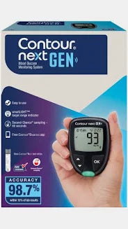 Ascensia Contour Next Gen Blood Glucose Monitoring System, 4/Case