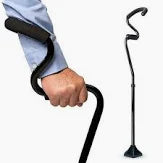 StrongArm Comfort Walking Cane with Base, Bronze, Used