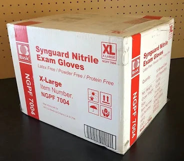 Exam Gloves, Synguard Nitrile, XL, 100/Box 10 Boxes/Case