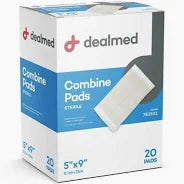 Abd Combine Pads 5" X 9", Sterile, 20/Box