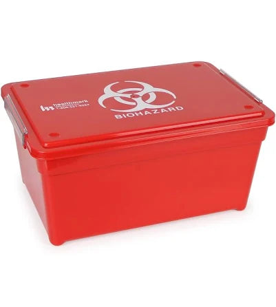 Sterilization System Tray 10"x7"x6" (Red) Max Temp 275° F, 1/Each