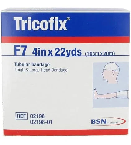 Tricofix Tubular Bandage 4" x 22 Yards, Size F7 Thigh/Large Head Roll 1/Box