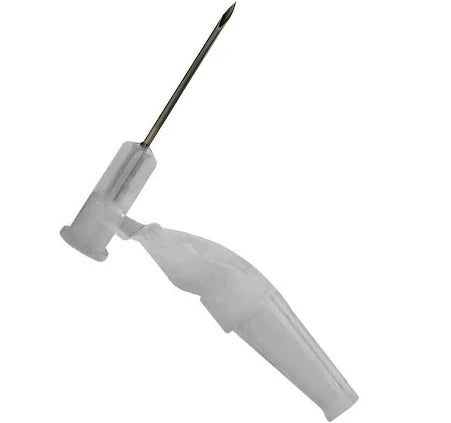 EDGE Hypodermic Safety Needle, Gray, 27G x 1.25", 100/Box
