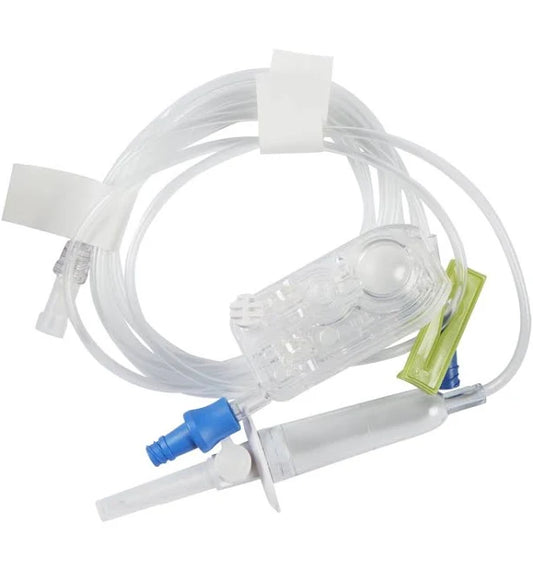 Primary Plum Set, Clave Port, Clave Y-Site, Secure Lock, 103" 15mL, Sterile, 48/Box