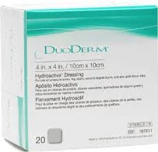 DuoDERM Hydroactive Dressing 4" x 4" Sterile, 20/Box