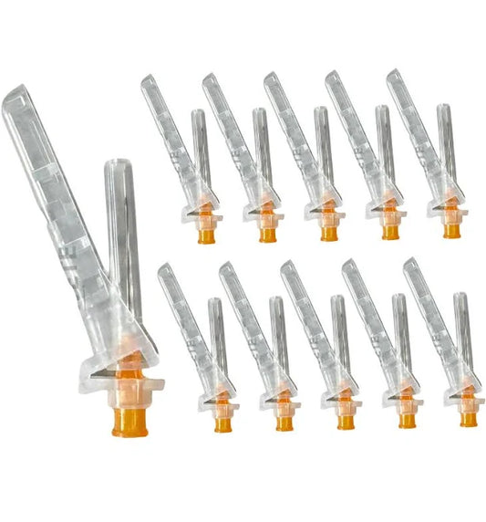 Safety Needles, 25G x 1", Sterile, 800/Case