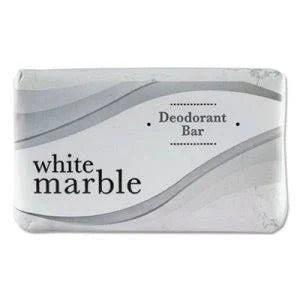 Deodorant Soap Bar White Marble, Travel Size, 42/Box