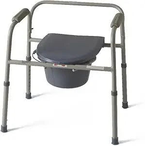 Steel Bedside Commode, Used, 1/Ea