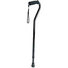 Cane Offset Handle Aluminum, Capacity 300lbs, Each