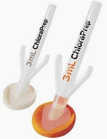 BD ChloraPrep Hi-Lite Orange, 3mL Applicators, 2% CHG and 70% IPA, 25/Box