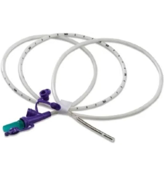 Kangaroo Nasogastric Feeding Tube, Weighted Tip, No Stylet, 12Fr x 43", N/S, 10/Box