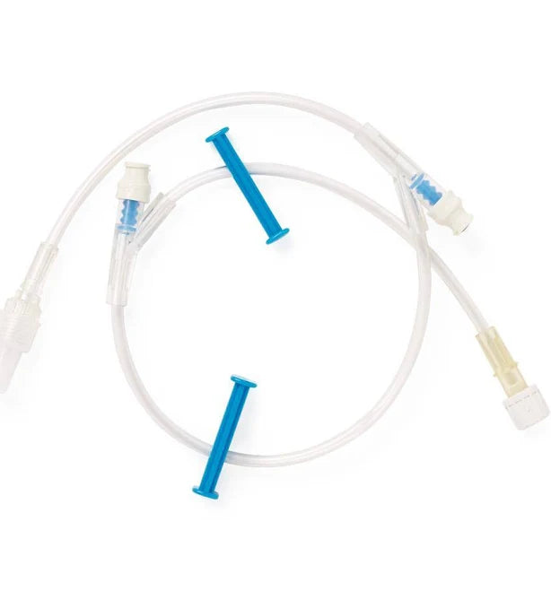 Extension Set, 2 Smartsite Valves, Male Luer Lock, 41", Sterile, 100/Box