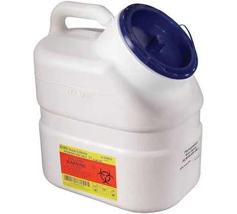 Sharps Collector 3 Gallon, Medical-Grade, 12/Case