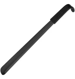 Shoe Horn 31.5" Stainless Steel w/Leather Grip Handle, Black, New, 1/ea