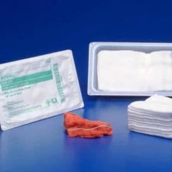 Vistec Sponges, X-Ray Detectable, 8"x4", x 12-Ply, Sterile, 800/Case