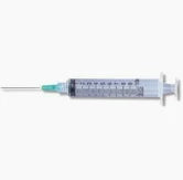 Syringe, 10mL Luer-Lok Tip w/PrecisionGlide Needle, 21G x 1", Sterile 100/Box