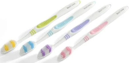 Toothbrush, Adult 40Tuft, Individual Wrapped, 144/Box