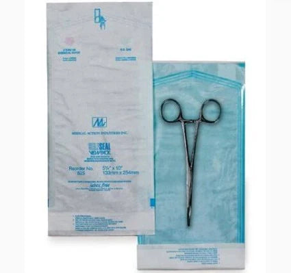Sterilization Pouch Self View Pack 5 1/4"x 14". 200/Box