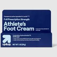 Athlete's Foot Cream, Terbinafine Hydrocholride 1% Antifungal, 1oz Tube, 1/Box
