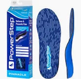 Powerstep Pinnacle Orthotic Shoe Insole, Men's 12-13, Blue, One Pair