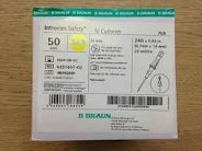 Introcan Safety IV Catheter, 24 G x 0.55", 50/Box