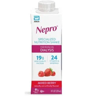 Nepro Nutrition Shake Mixed Berry 8 Oz 24/Case