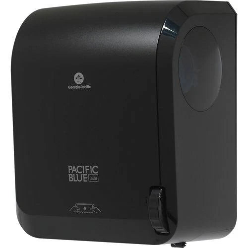 Pacific Blue Ultra Mechanical Paper Towel Dispenser, Black, 1/Box