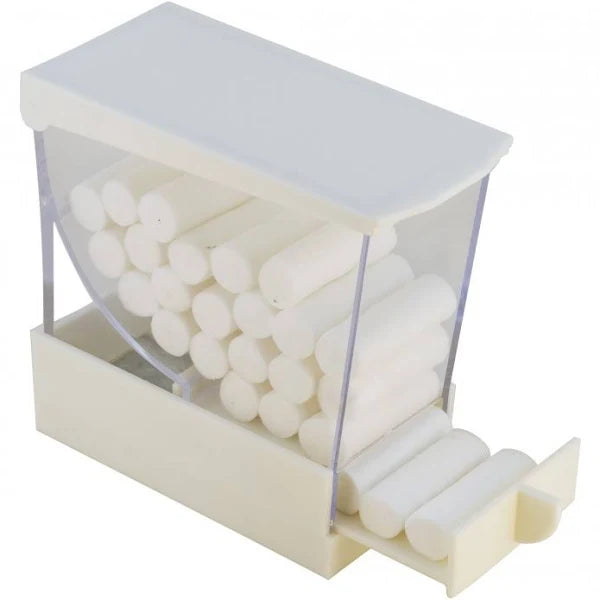 Dental, Deluxe Cotton Roll Dispenser, White, 1/Box