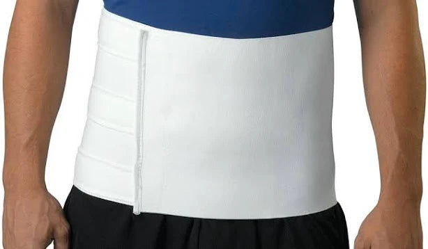 Abdominal Binder w/EasyGrip Strip, 12" fits to 45", 1/Box