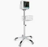 M3 Portable Patient Monitor on Rolling Cart, Used/Untested, 1/Ea