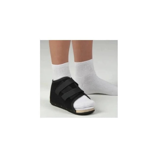 Post-Op Shoe, Hook/Loop Closure, Small, Black, 12/Case