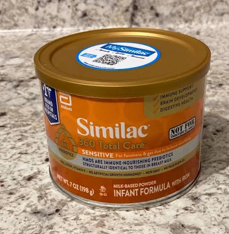 Similac Infant Formula With Iron Milk-Based Powder, 7oz Each