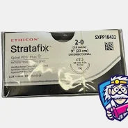 Stratafix Spiral PDS Plus Sutures 2-0, 9" Unidirectional, Taper CT-2 Sterile, 12/Box