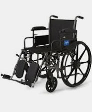 Guardian K3 Wheelchair w/Height-Adjustable Desk-Length Arms & Elevating Leg Rests 16" Seat 300lbs, Each