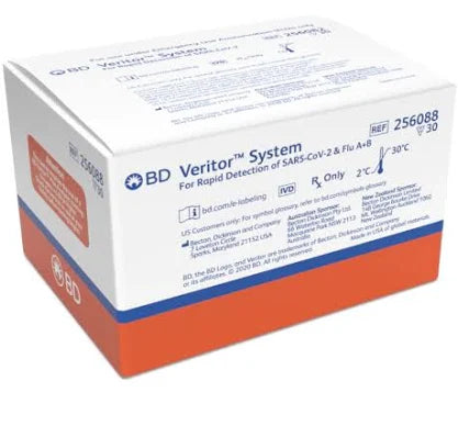 Veritor System for Rapid Detection of SARS-CoV-2 & Flu A+B,30/Box