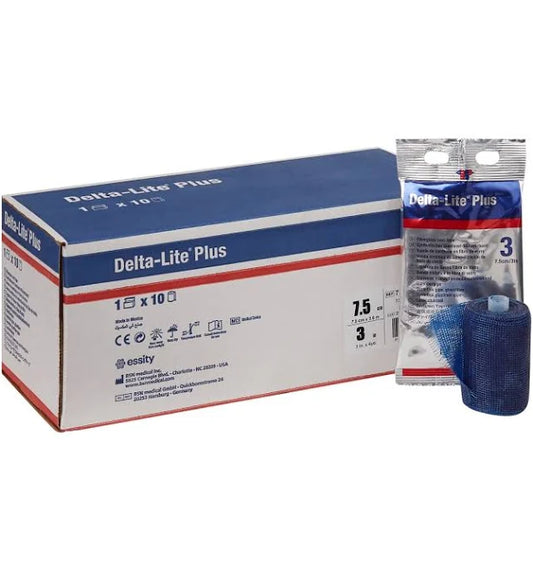 Delta-Lite Plus Fiberglass Cast Tape, 3" x 4yd., 10/Box