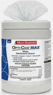 Wipes Desinfectant Cleaner, 65wipes/Can 9" x 12",   12 Can/Case