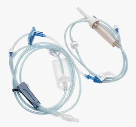 Pump Infusion Set 125" x 0.2 Micron Filter, Low Sorbing Tubing 2-Smart Site, 20/Box